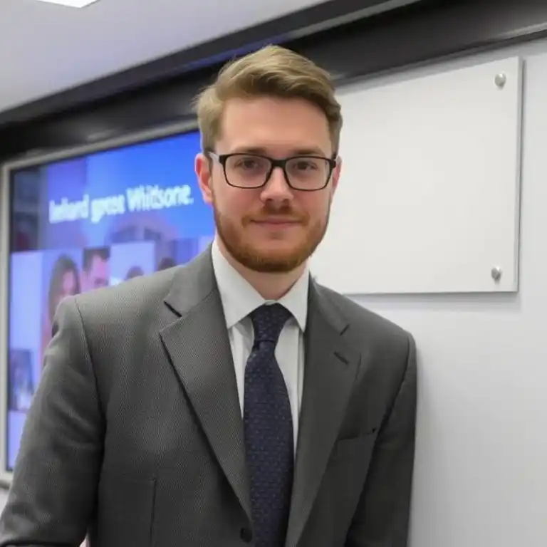 Ptolemy Whitmore with delivery box